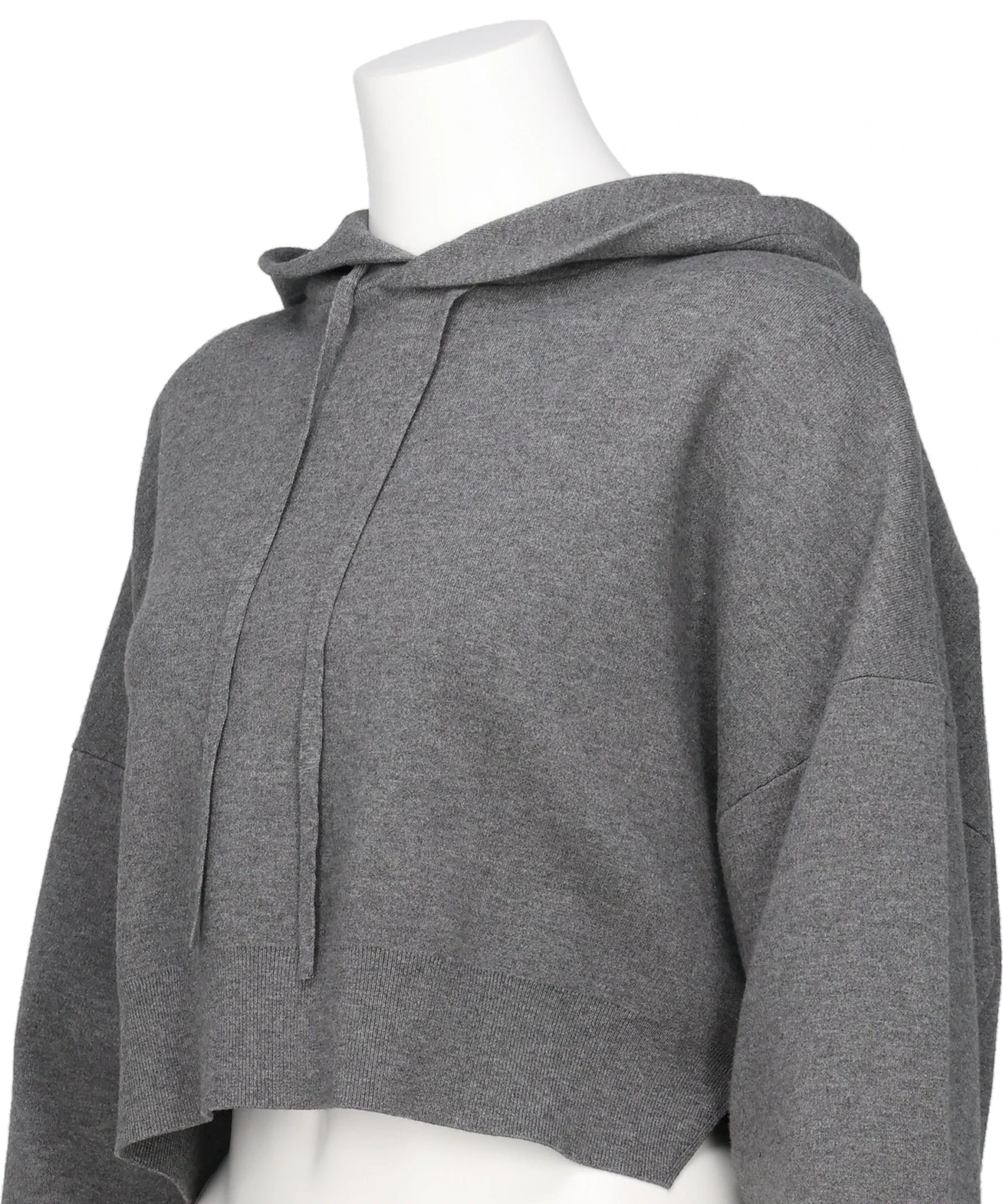 ATHENA CROPPED HOOTED PULLOVER