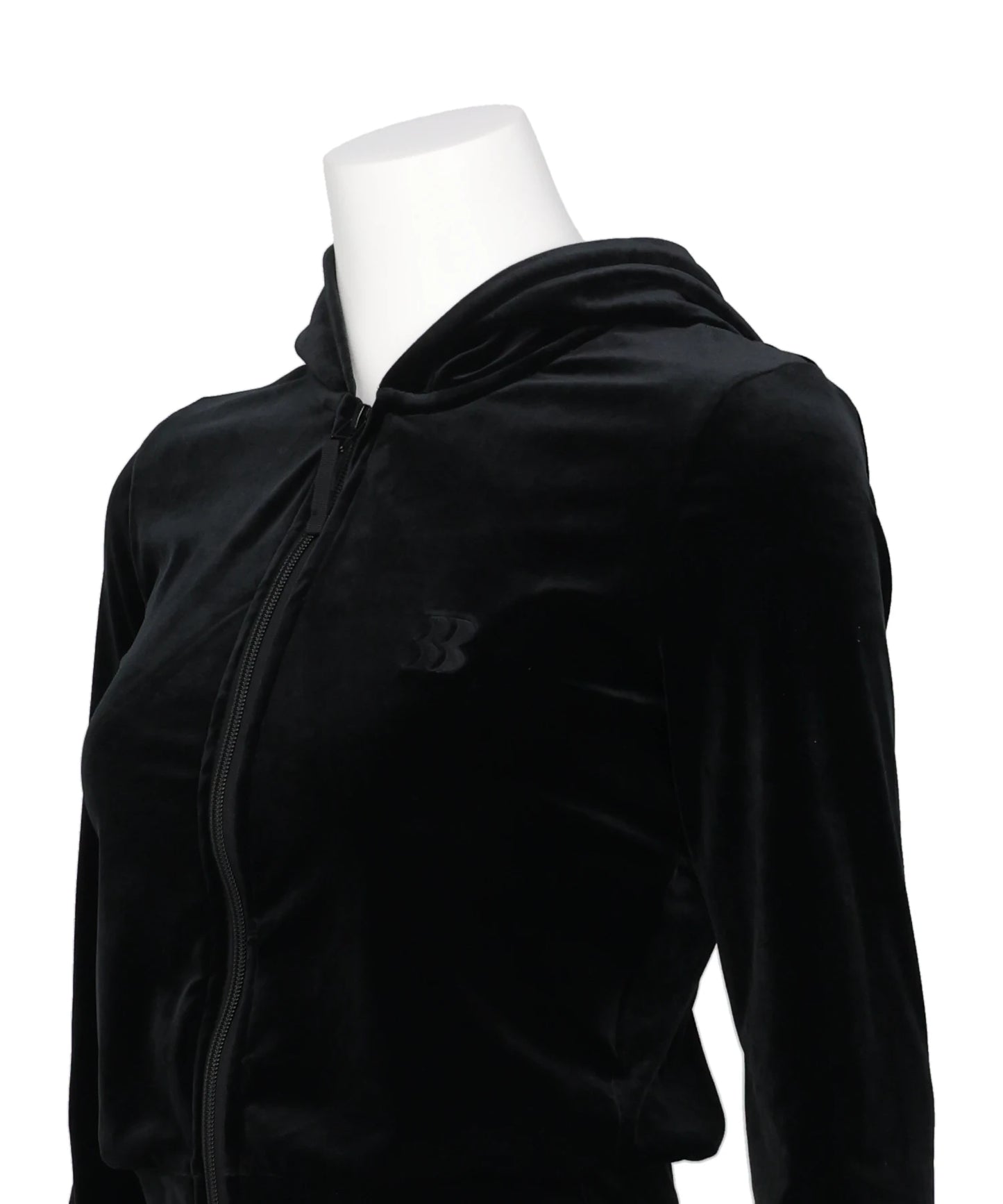 MICRO BRA VELOUR HOODIE