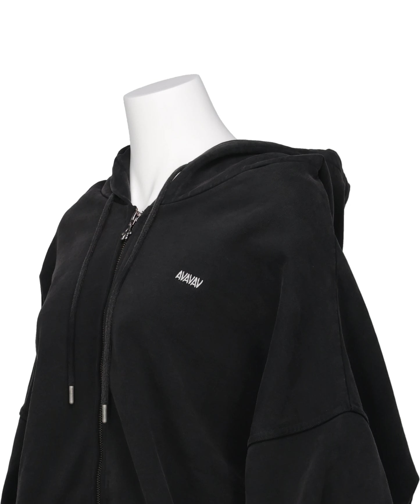 SHOULDERLESS HOODIE AV-LOGO
