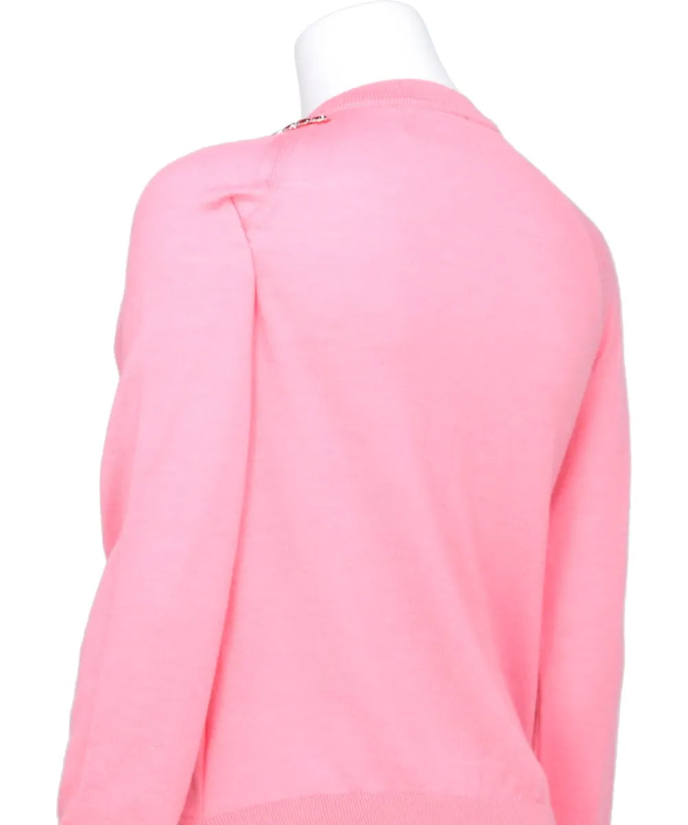 CLASSIC LONG SLEEVE CARDIGAN W/TURBO EMB