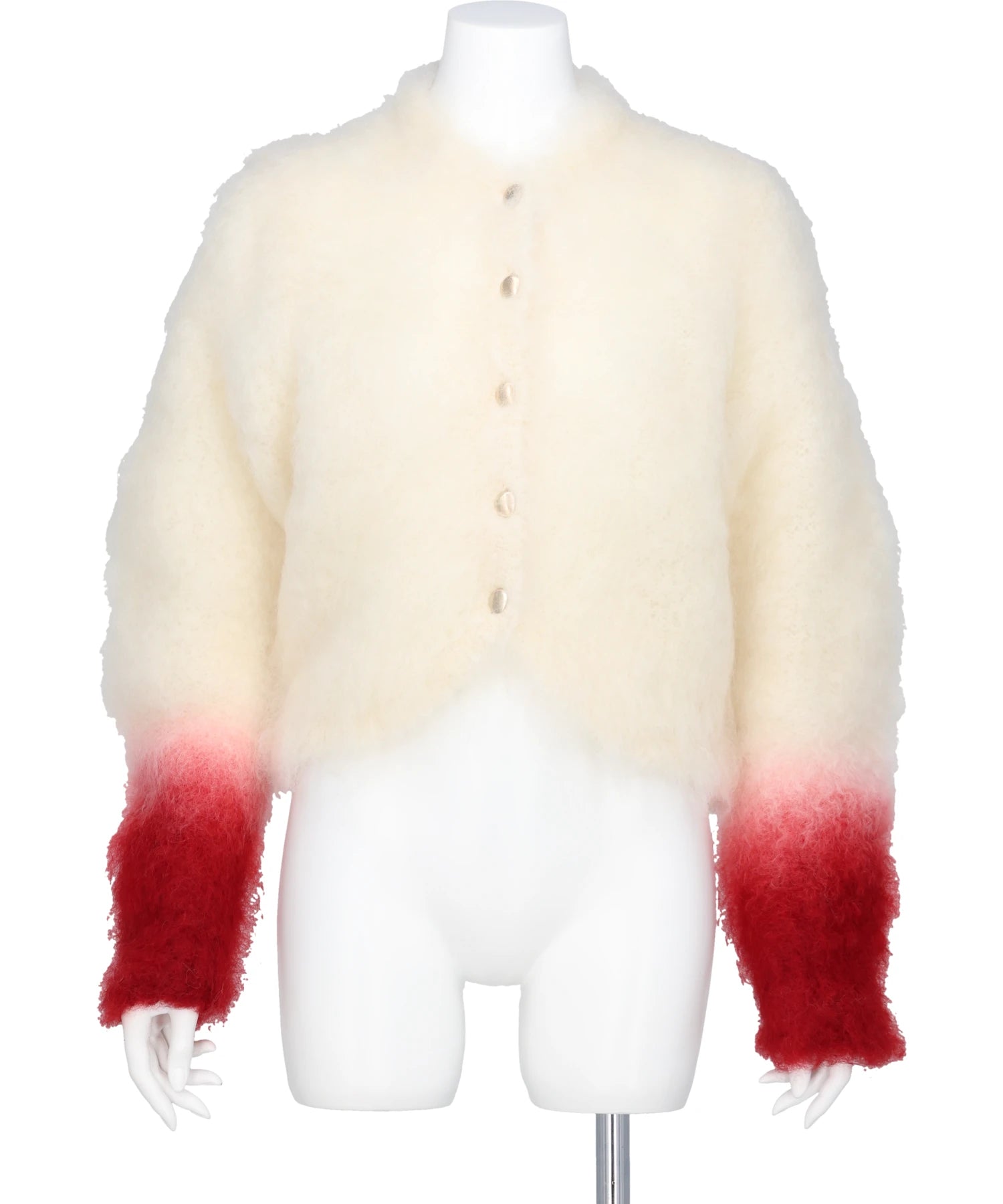 Mame Kurogouchi(マメクロゴウチ) FUR KNITTED CARDIGAN