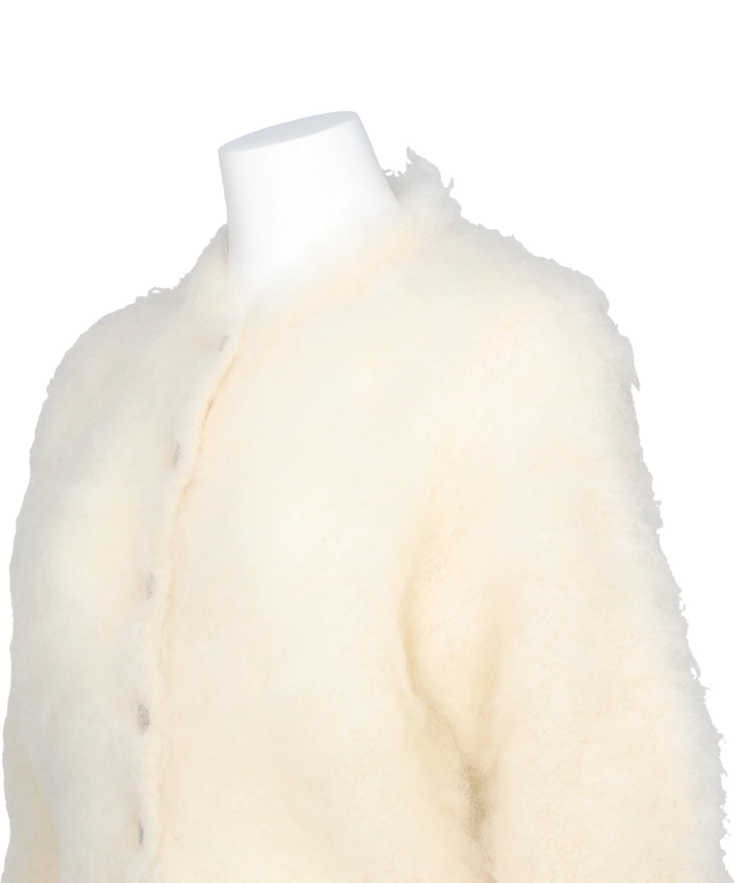 FUR KNITTED CARDIGAN