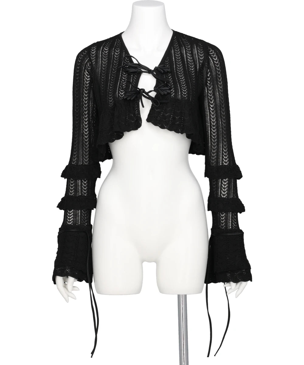 DOUBLE RIBBON KNIT CARDIGAN – MIDWEST ONLINE STORE