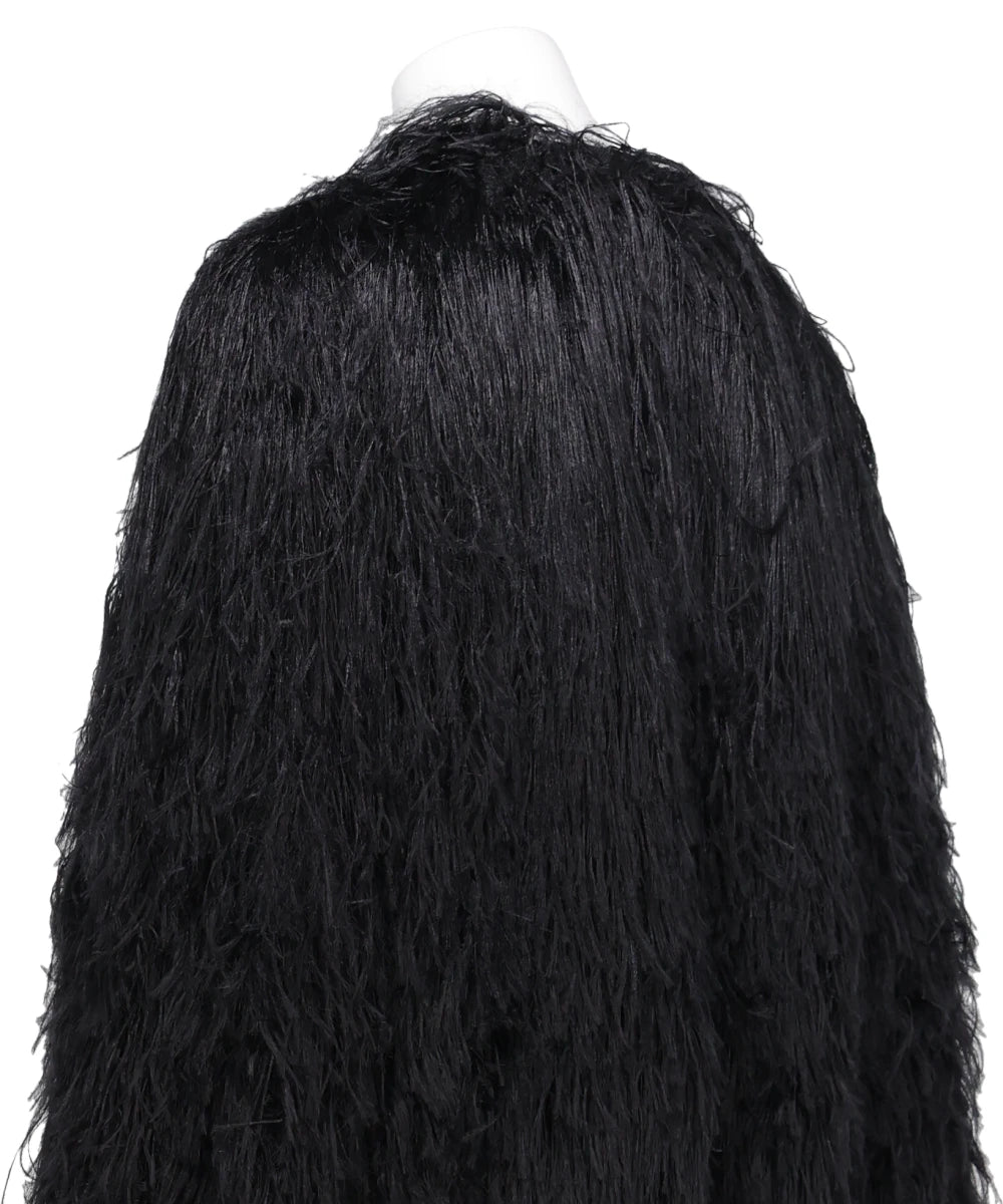 LONG SHAGGY KNIT CARDIGAN