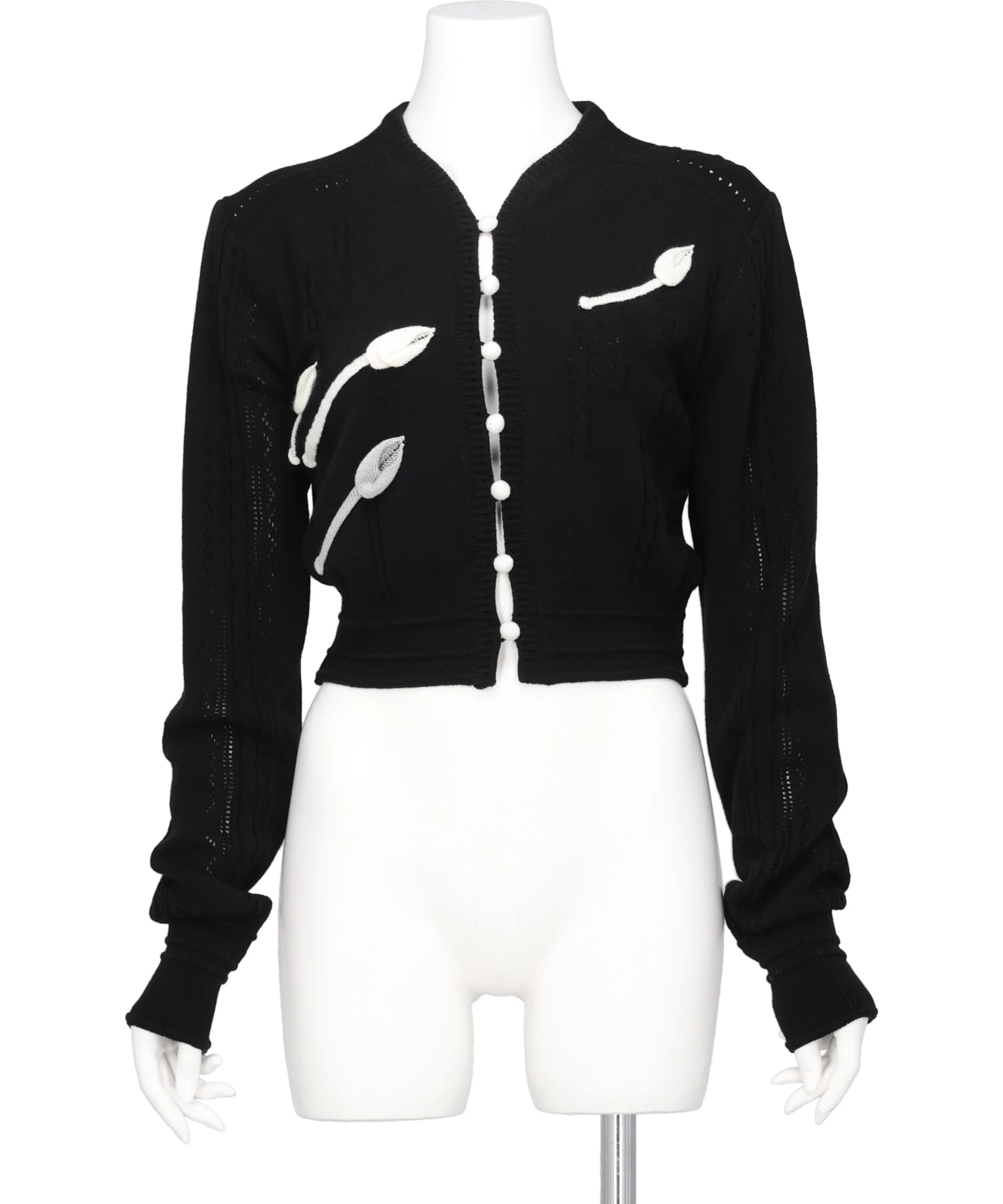 Mame Kurogouchi(マメクロゴウチ) 2026SS 3D FLORAL MOTIF KNIT