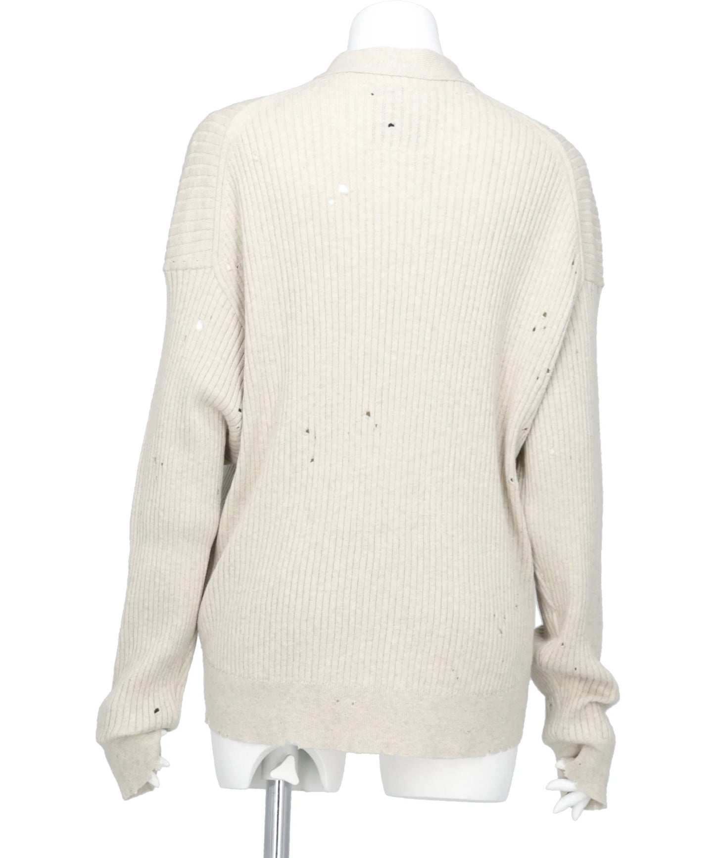 DISTRESSED KNIT CARDIGAN