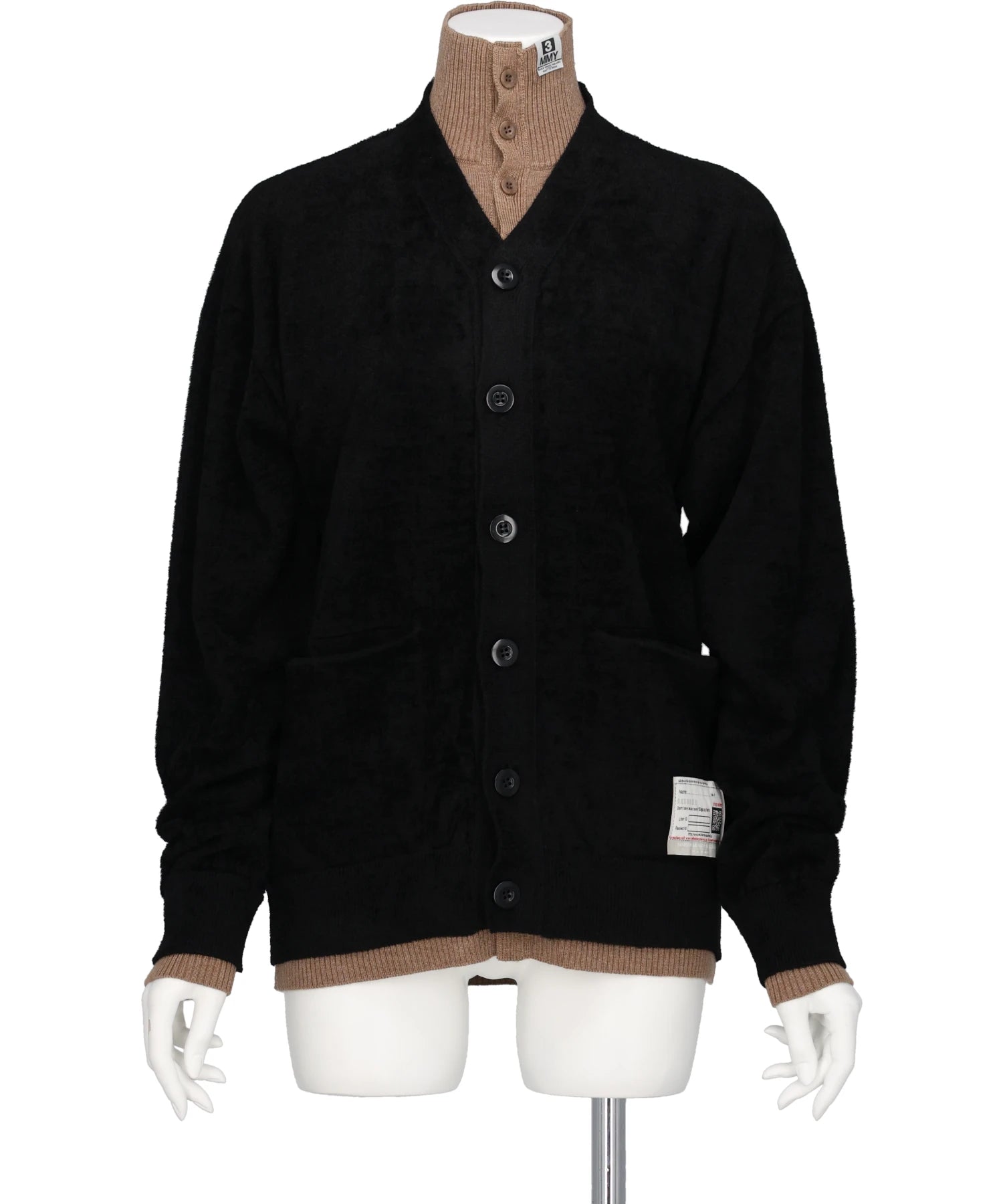 Maison MIHARA YASUHIRO(メゾンミハラヤスヒロ) LAYERED KNIT CARDIGAN