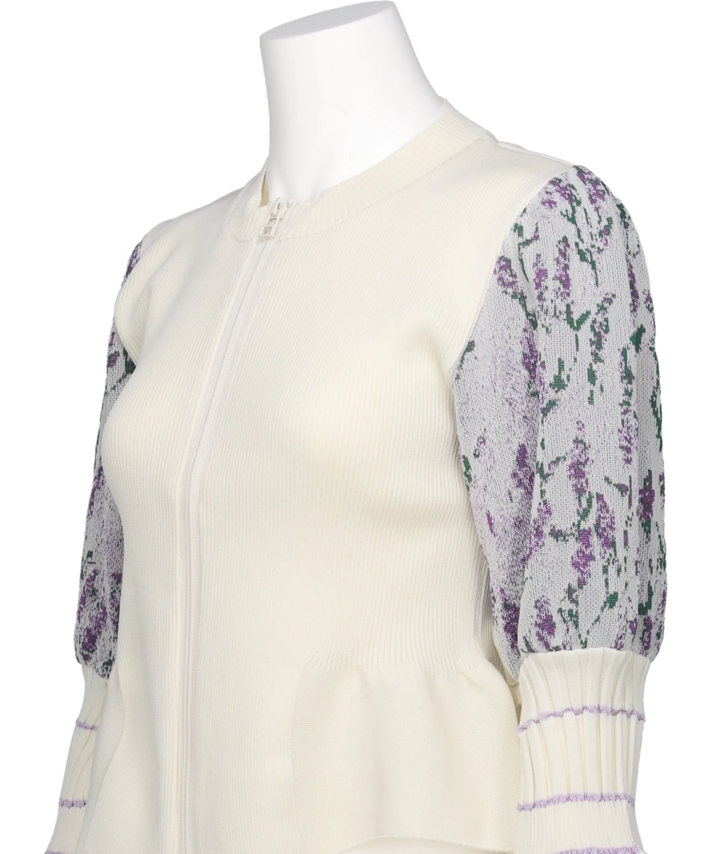 STILL LAVENDER ZIP CARDIGAN