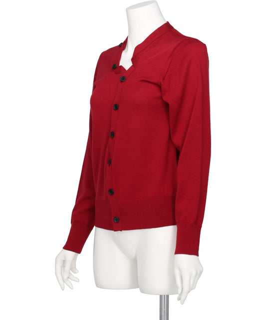 PS26AW-110 MISBUTTONED CARDIGAN