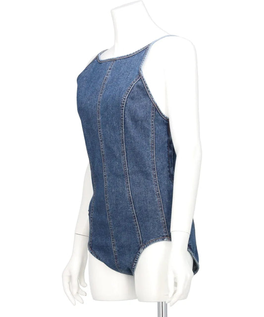 DENIM BODY SUIT