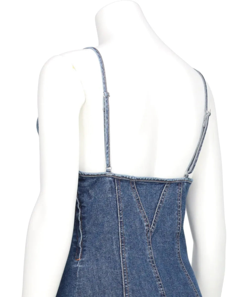 DENIM BODY SUIT