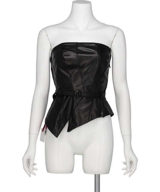 LEATHER TUBE TOP