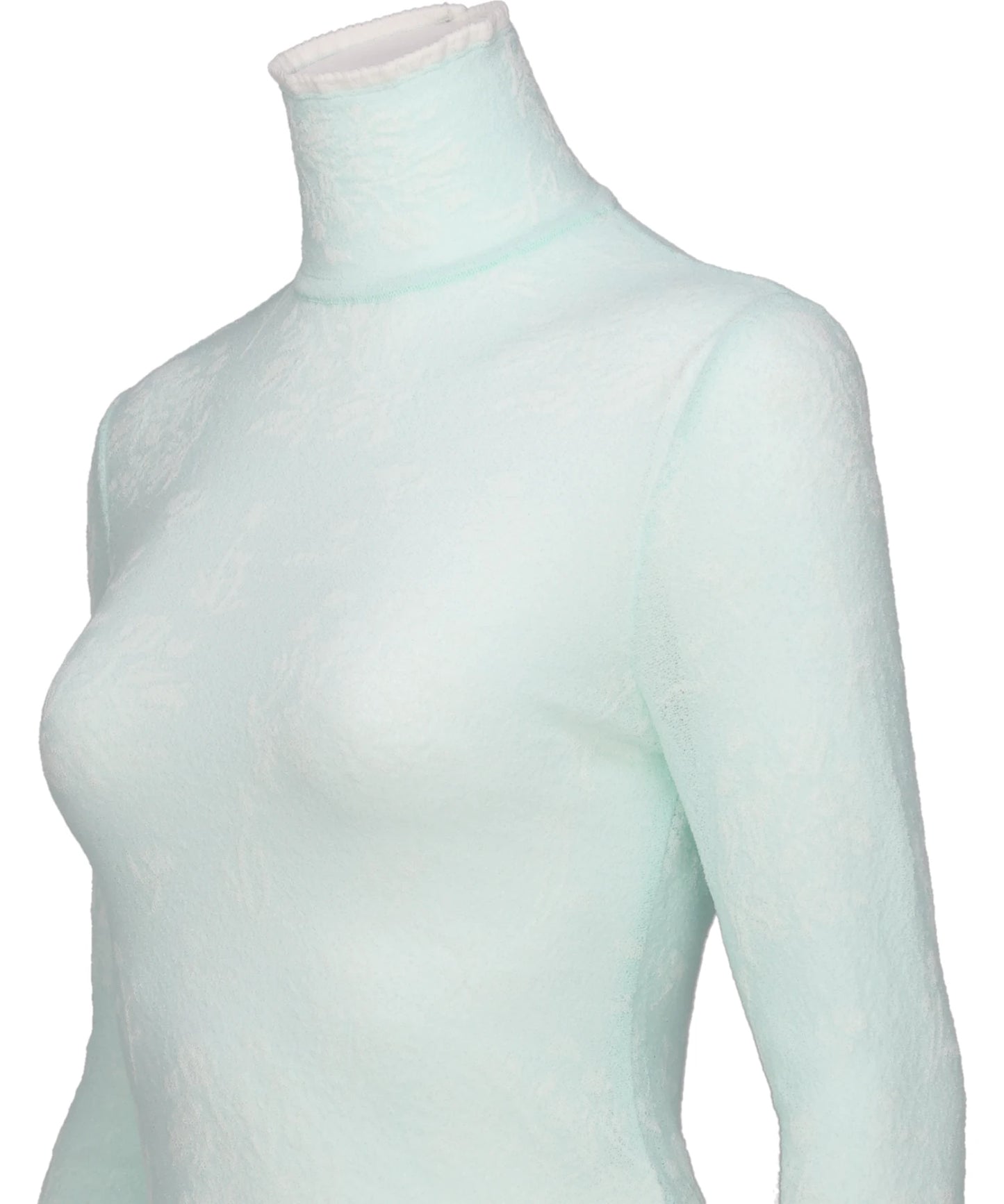 FLORAL JACQUARD KNIT BODYSUIT