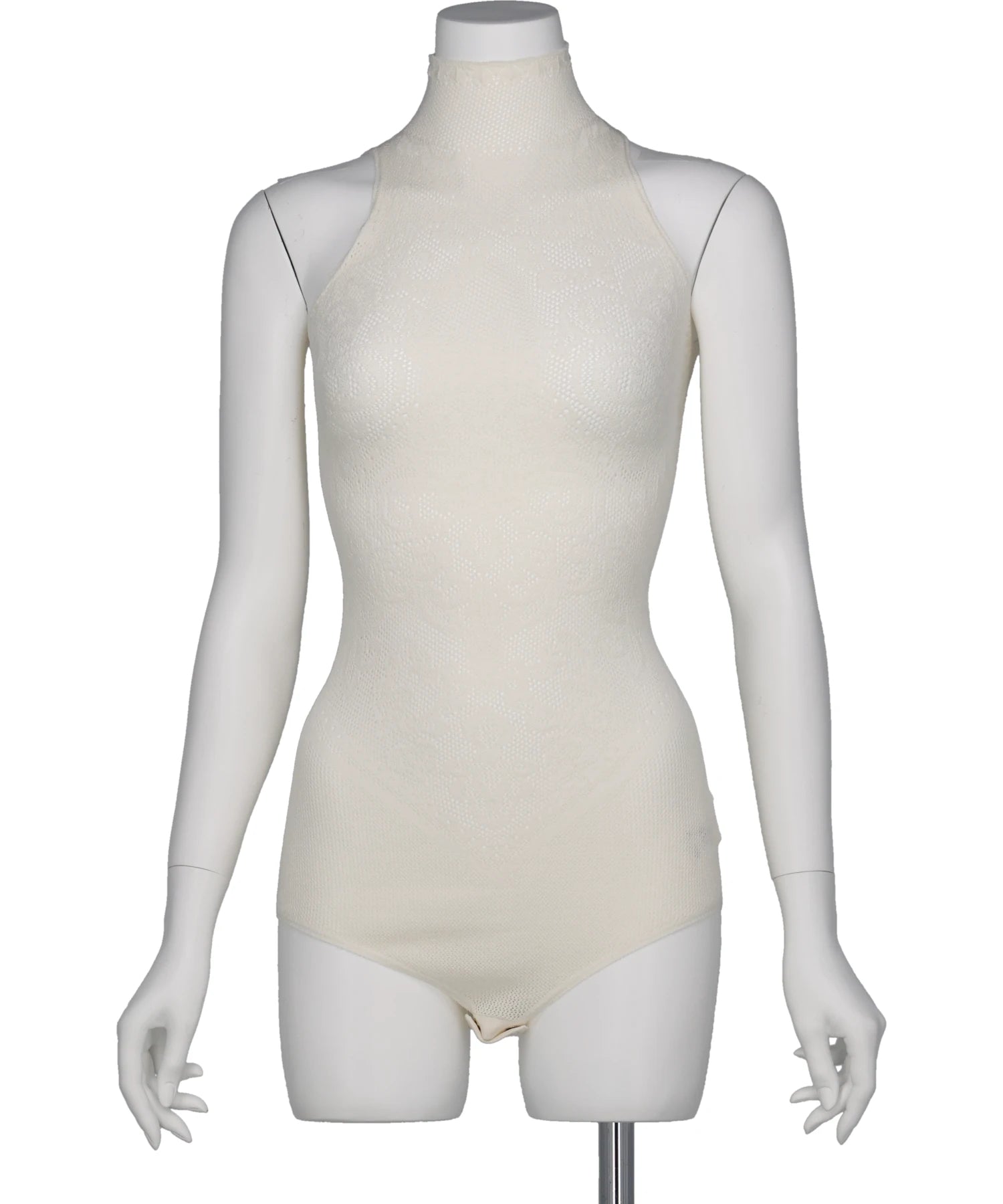 FETICO(フェティコ) 2026SS DAMASK LACE KNIT TURTLENECK BODYSUIT 
