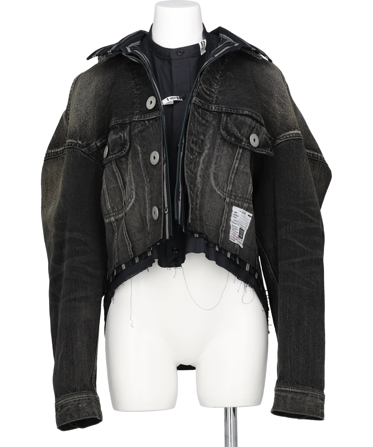 Maison MIHARA YASUHIRO(メゾンミハラヤスヒロ) LAYERED DENIM JACKET