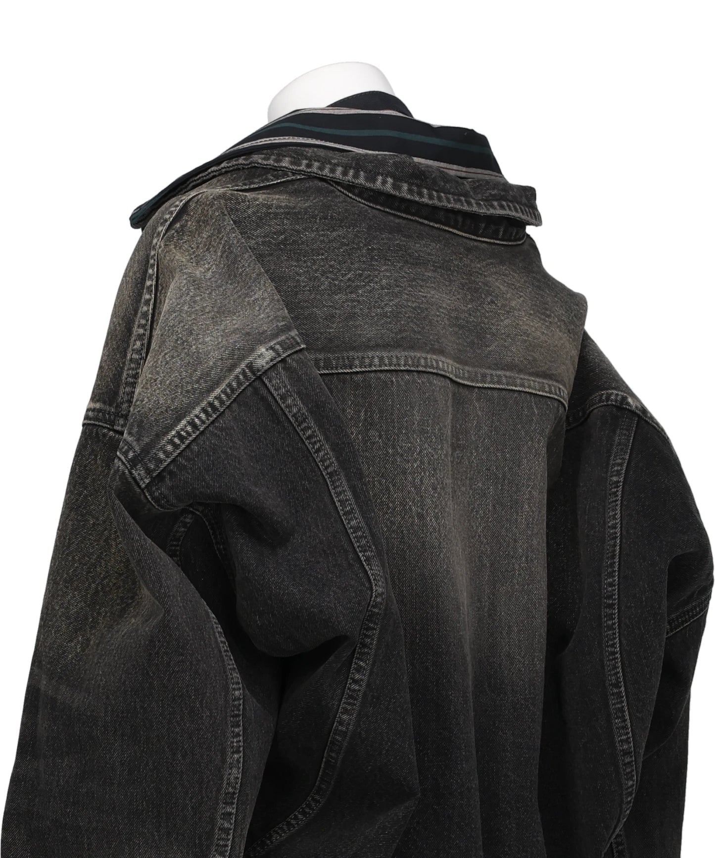 LAYERED DENIM JACKET