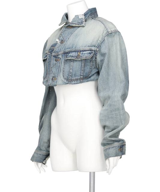 CROPPED DENIM JACKET