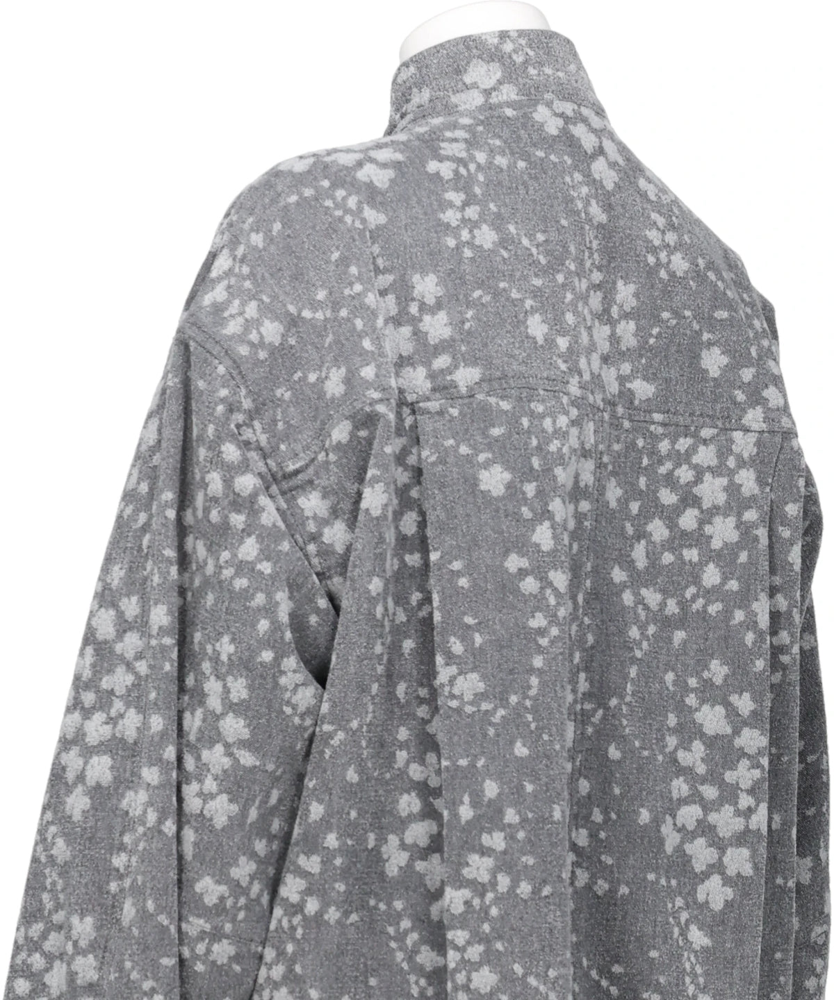 FLORAL JACQUARD DENIM JACKET