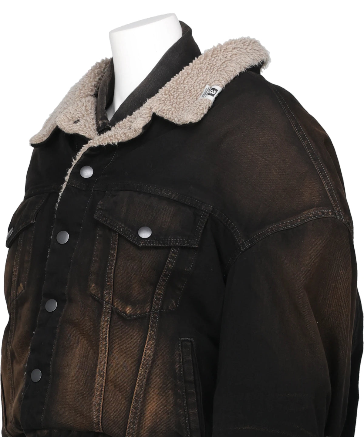 LAYERED DENIM JACKET