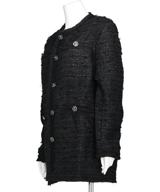 TULLE LAYERED TWEED JACKET