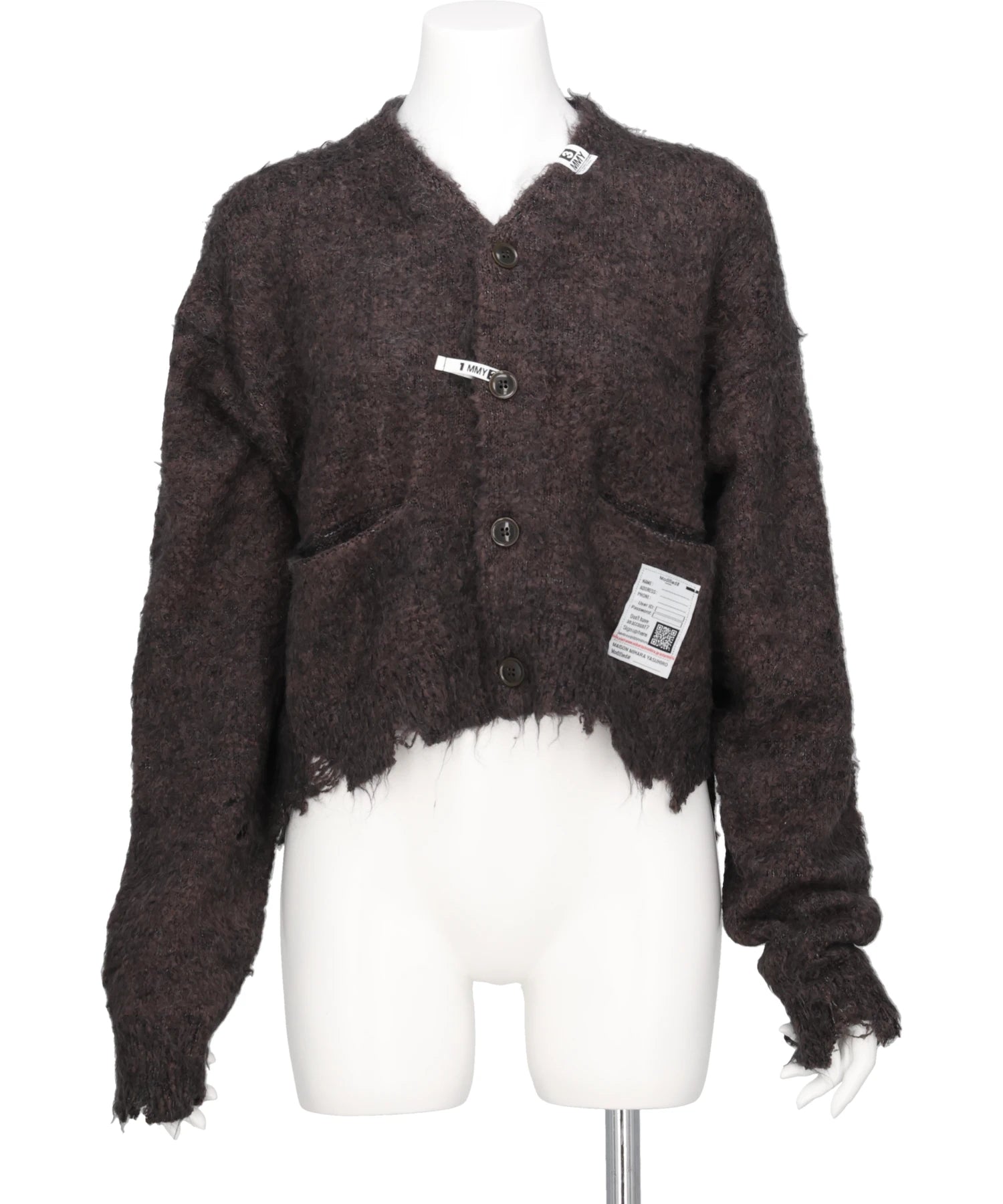 Maison MIHARA YASUHIRO(メゾンミハラヤスヒロ) MOHAIR KNIT CARDIGAN
