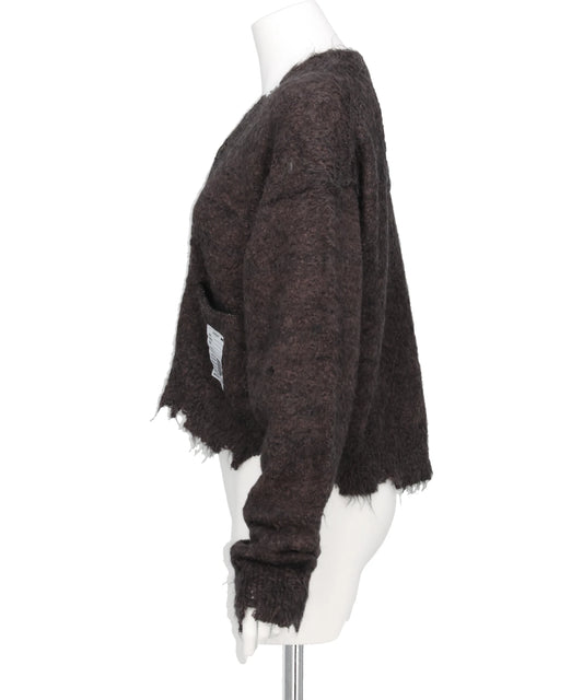 MOHAIR KNIT CARDIGAN