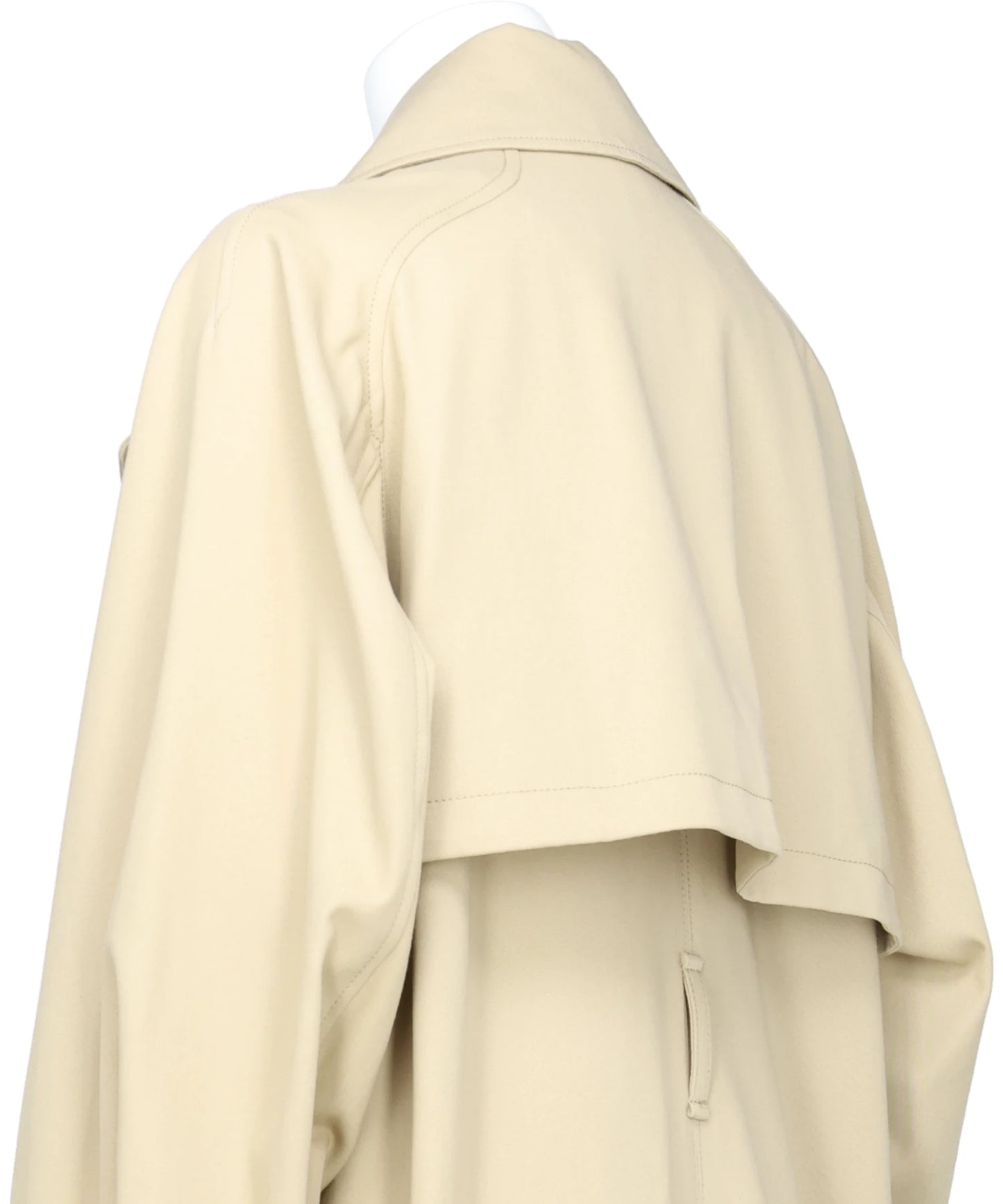 CORDING EMBROIDERY DETAILED TRENCH COAT