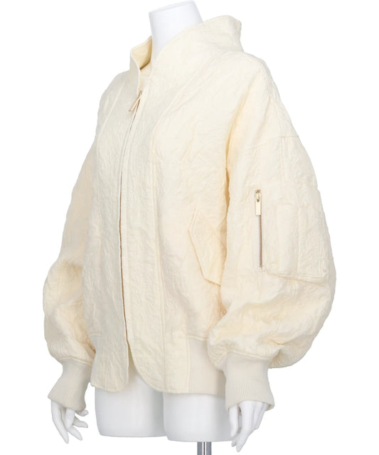 FLORAL JACQUARD TRIPLE CLOTH JACKET