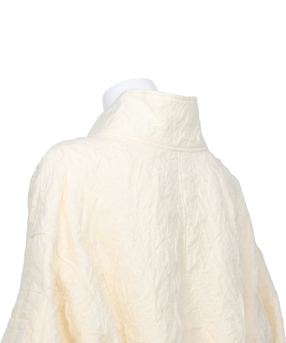 FLORAL JACQUARD TRIPLE CLOTH JACKET