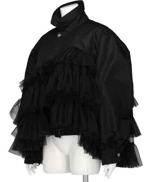 TULLE BOMBER JACKET