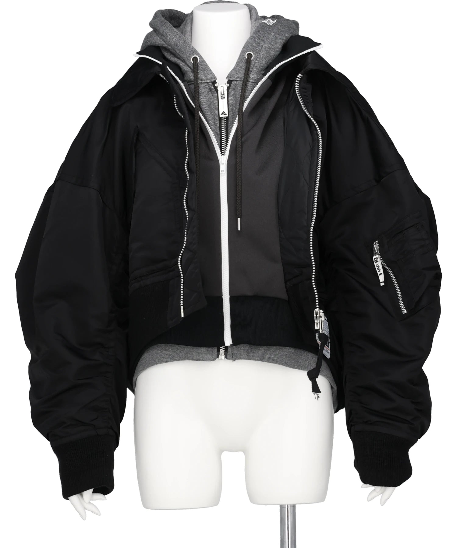 Maison MIHARA YASUHIRO(メゾンミハラヤスヒロ) LAYERED FLIGHT JACKET 