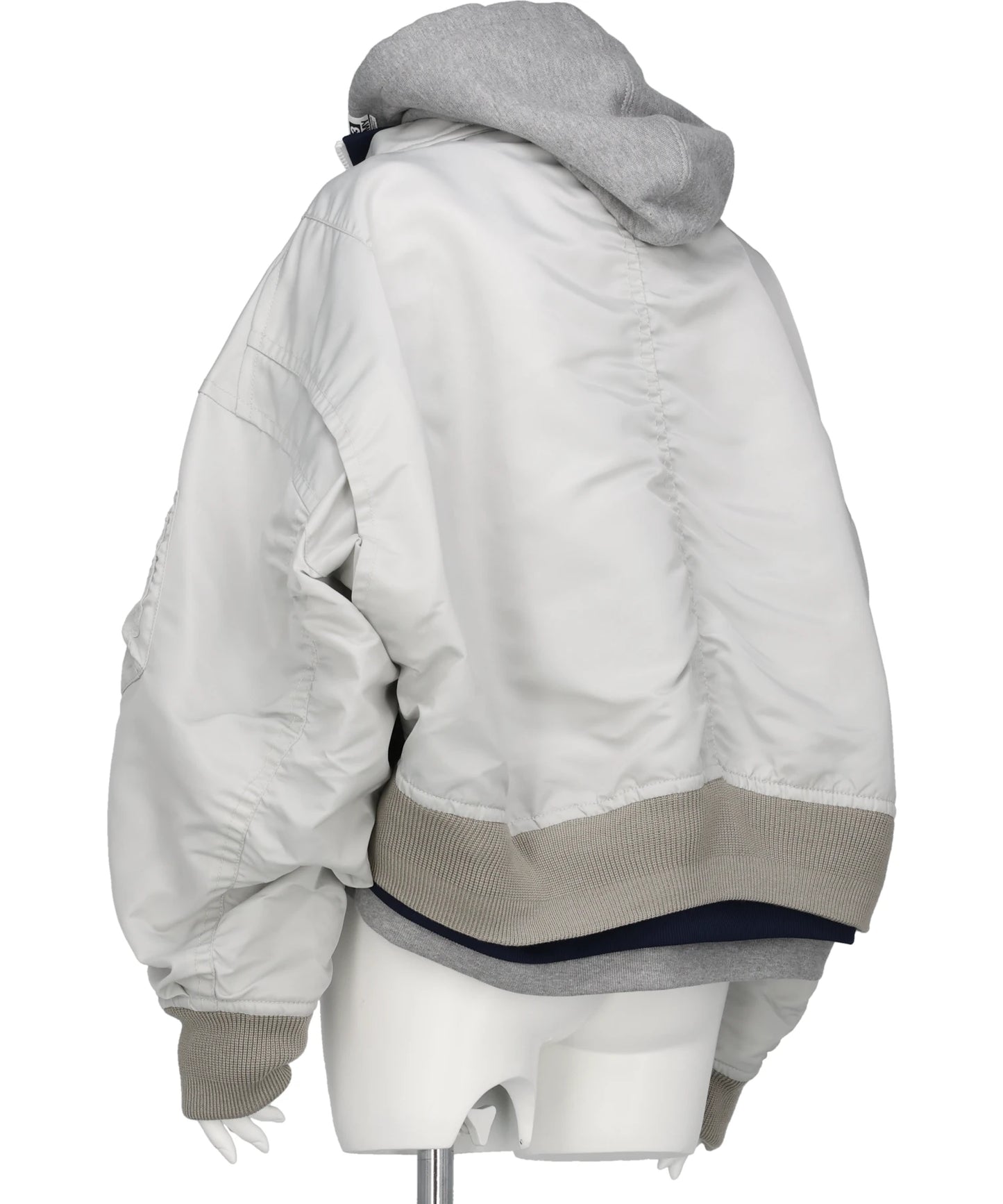 LAYERED FLIGHT JACKET