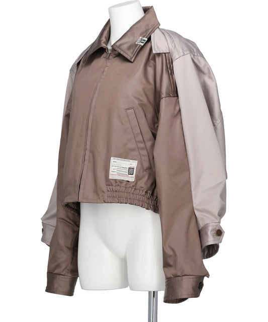 DOUBLE SLEEVE ZIP-UP JACKET