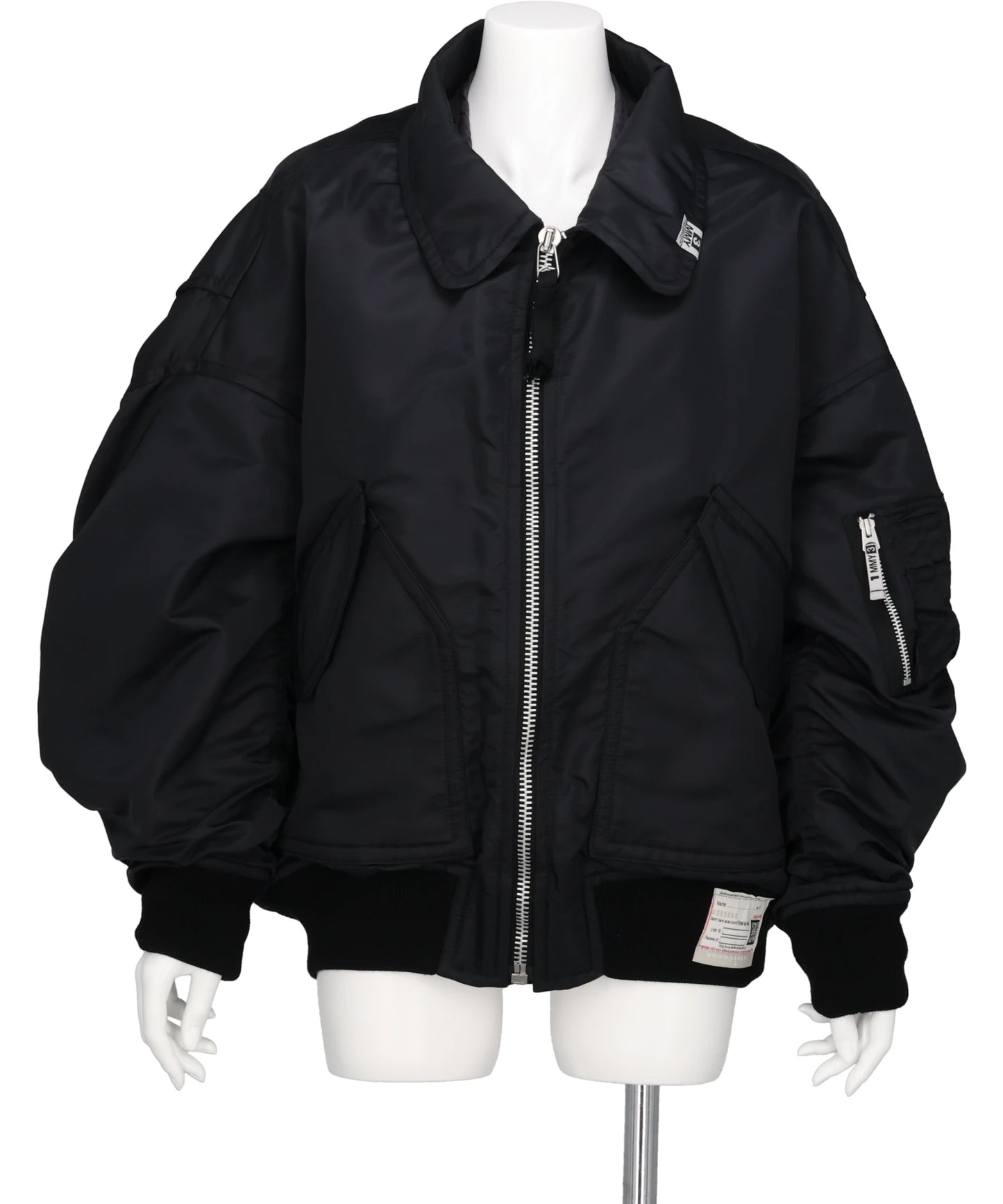 LAYERED BOMBER JACKET