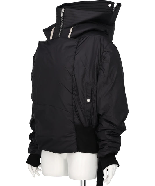 CROPPED ALICE PARKA - BLACK