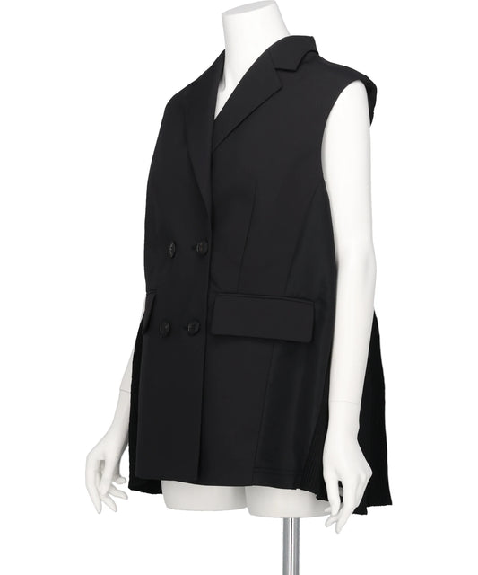 SPLIT TARTAN GILET
