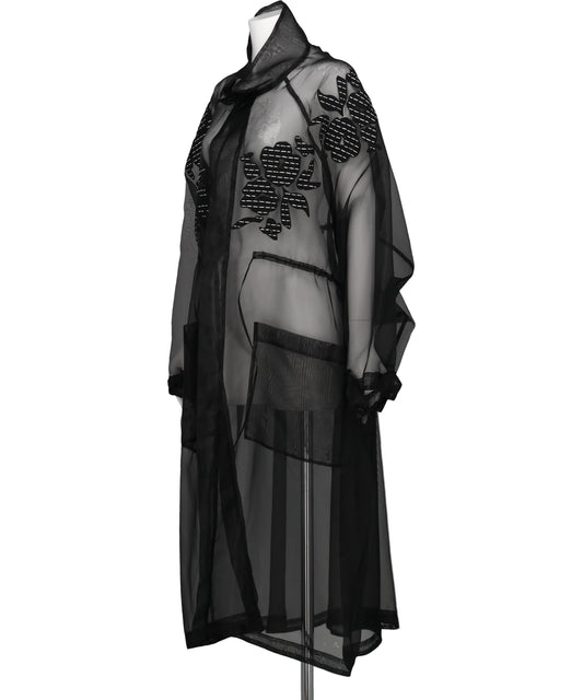 MEU FLOWER SHEER COAT