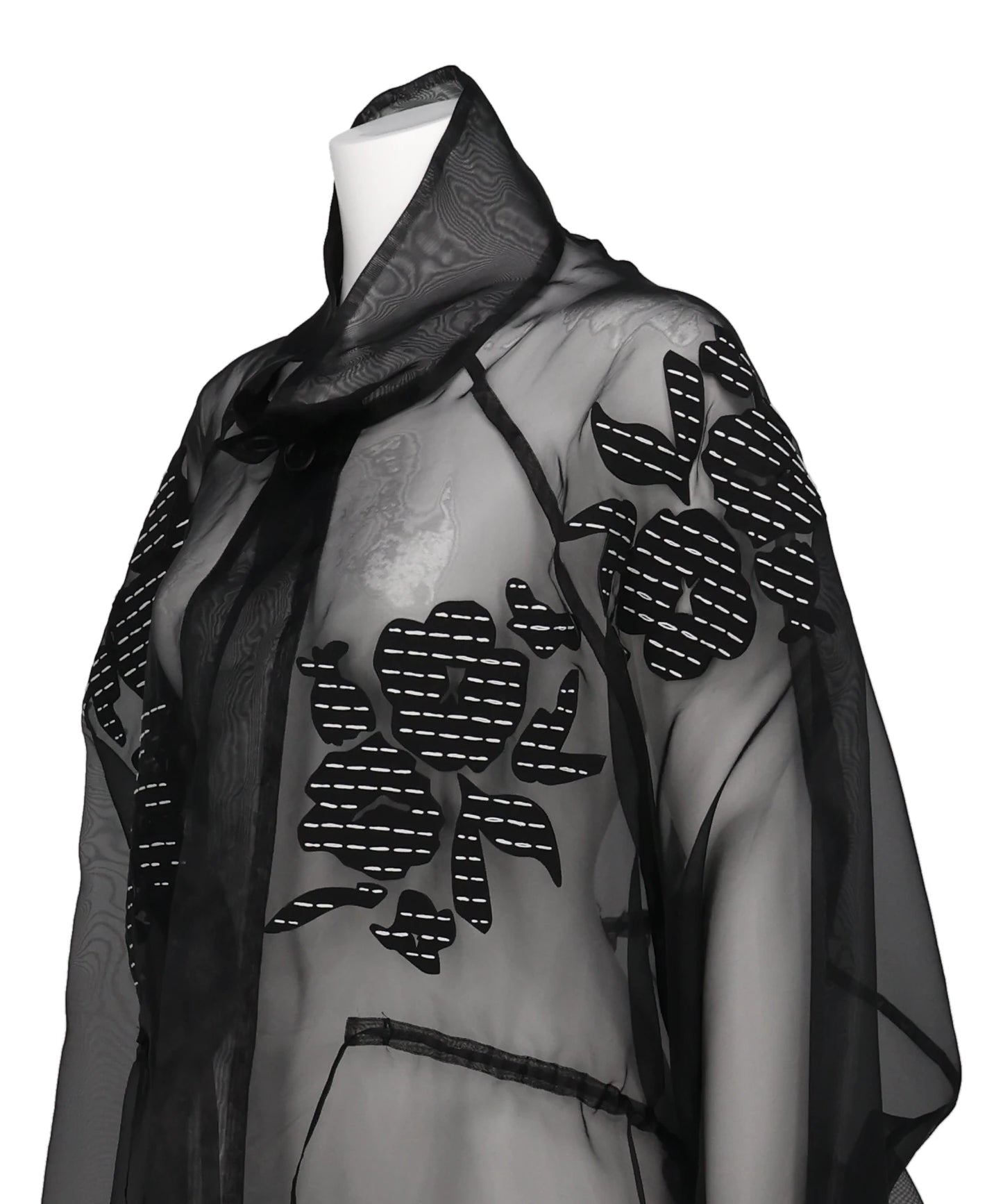 MEU FLOWER SHEER COAT