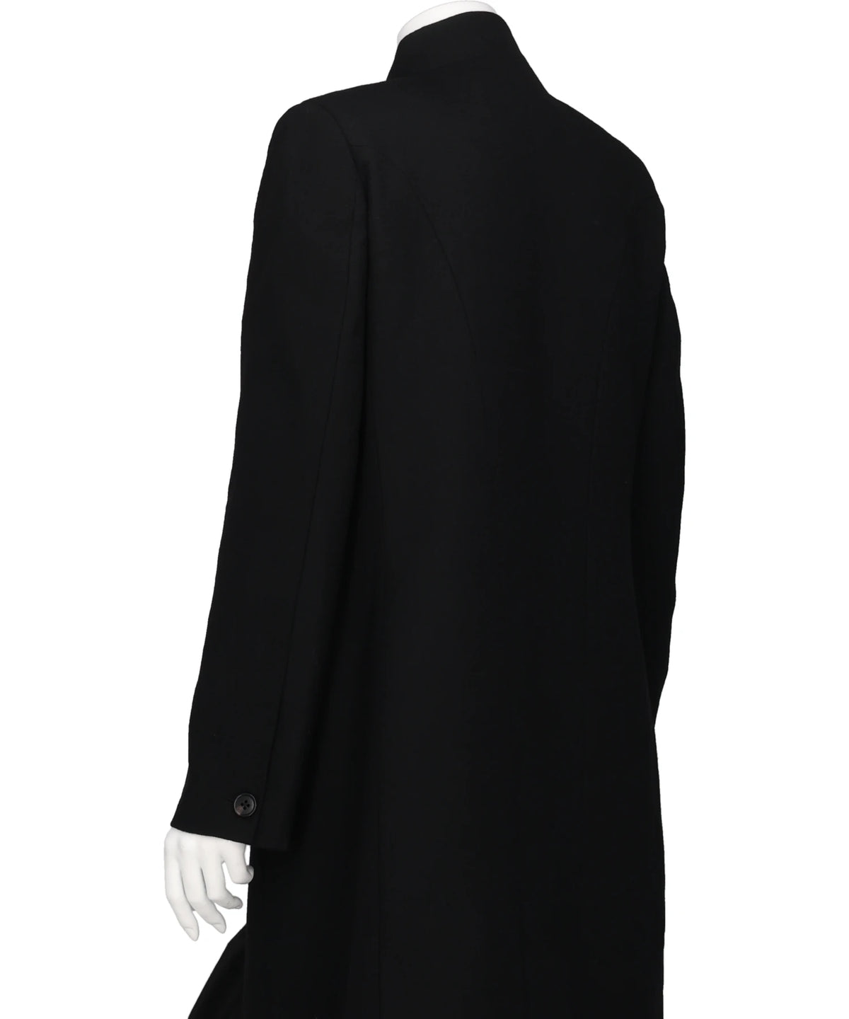 VOLANT STAND COLLAR COAT