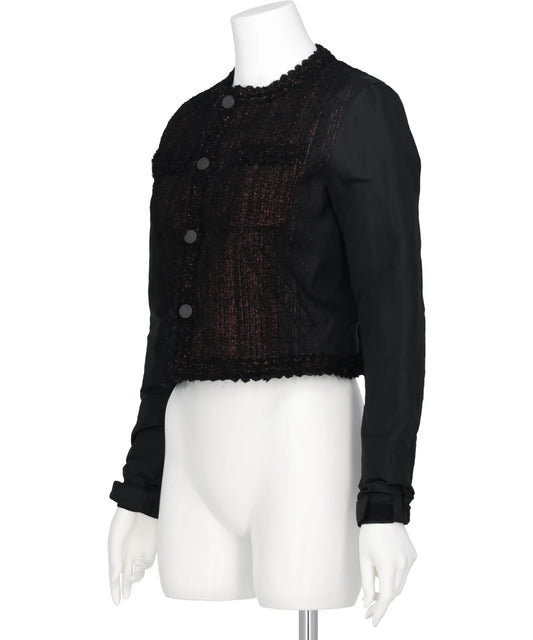 GLITTER TWEED JACKET