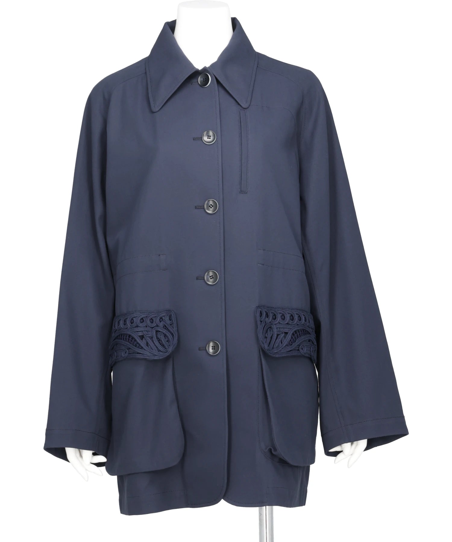 Mame Kurogouchi(マメ クロゴウチ)CORDING EMBROIDERY DETAILED MIDDLE