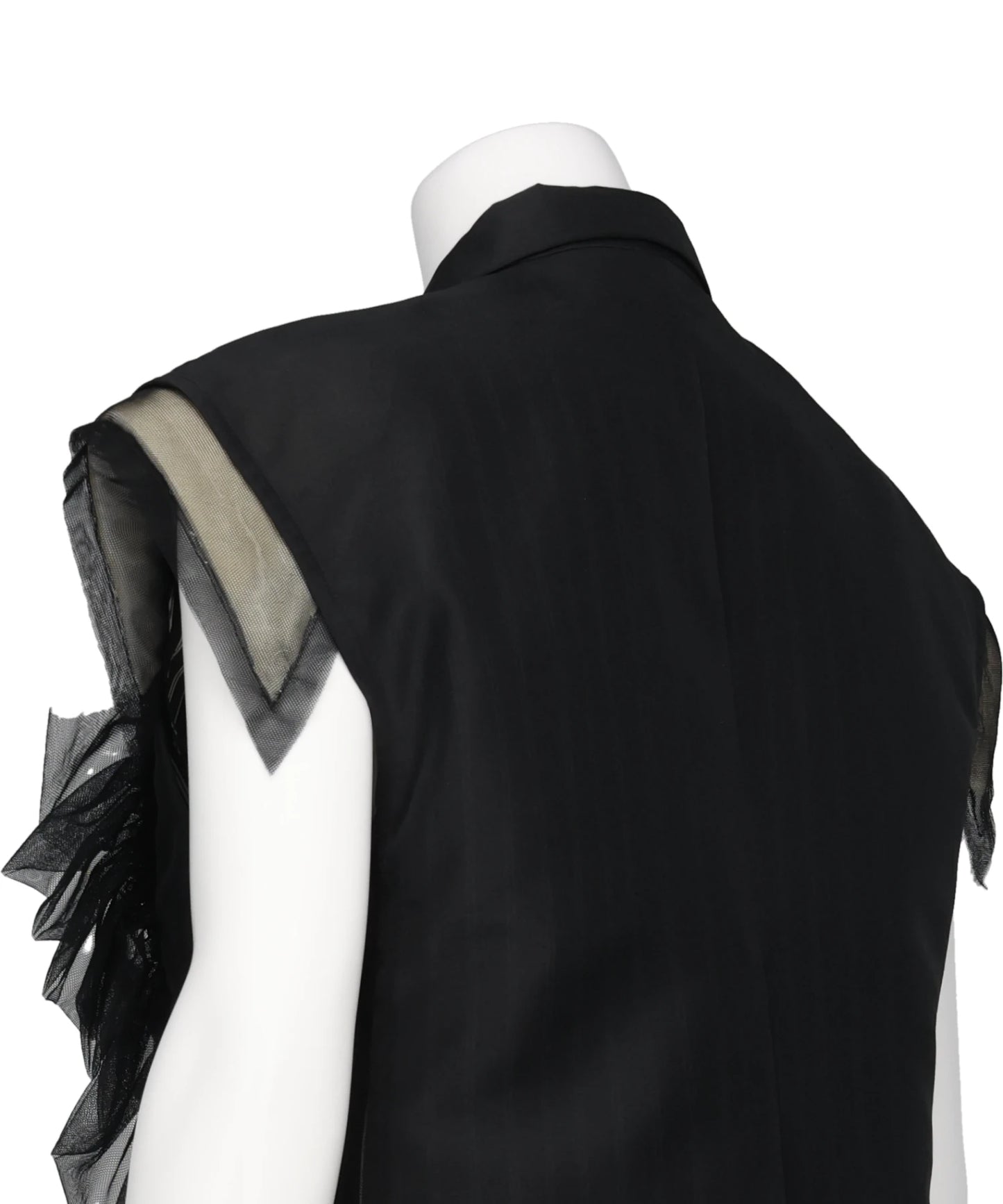 TULLE SLEEVELESS JACKET