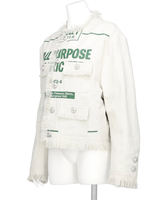 SANDBAG TWEED JACKET