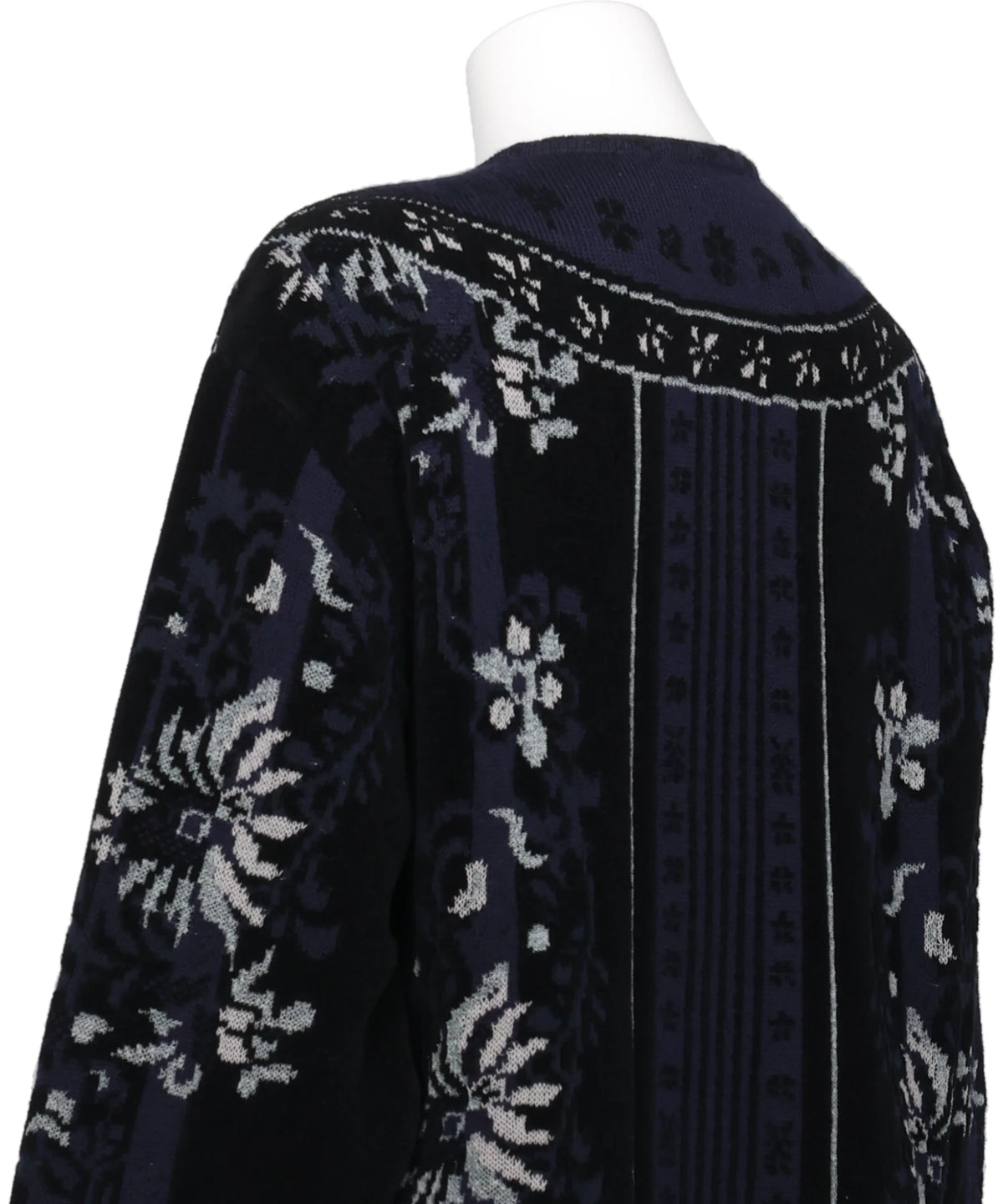 FLORAL ARABESQUE KNIT JACKET