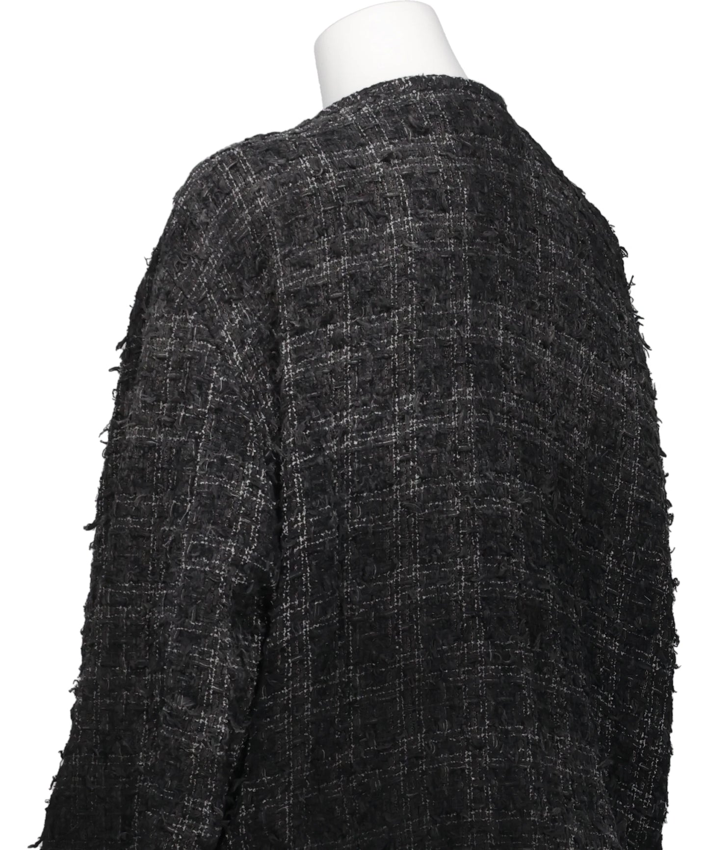 SMOG AIR STAINED TWEED JACKET