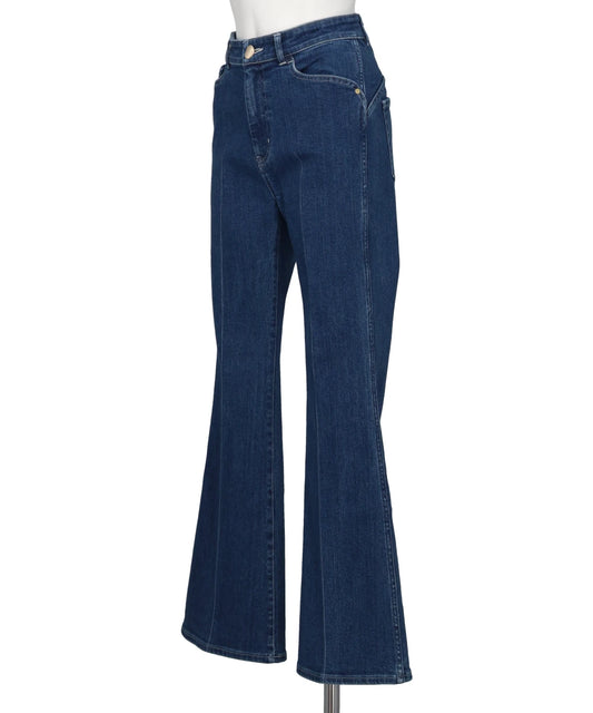 STRETCH CROPPED FLARE JEANS