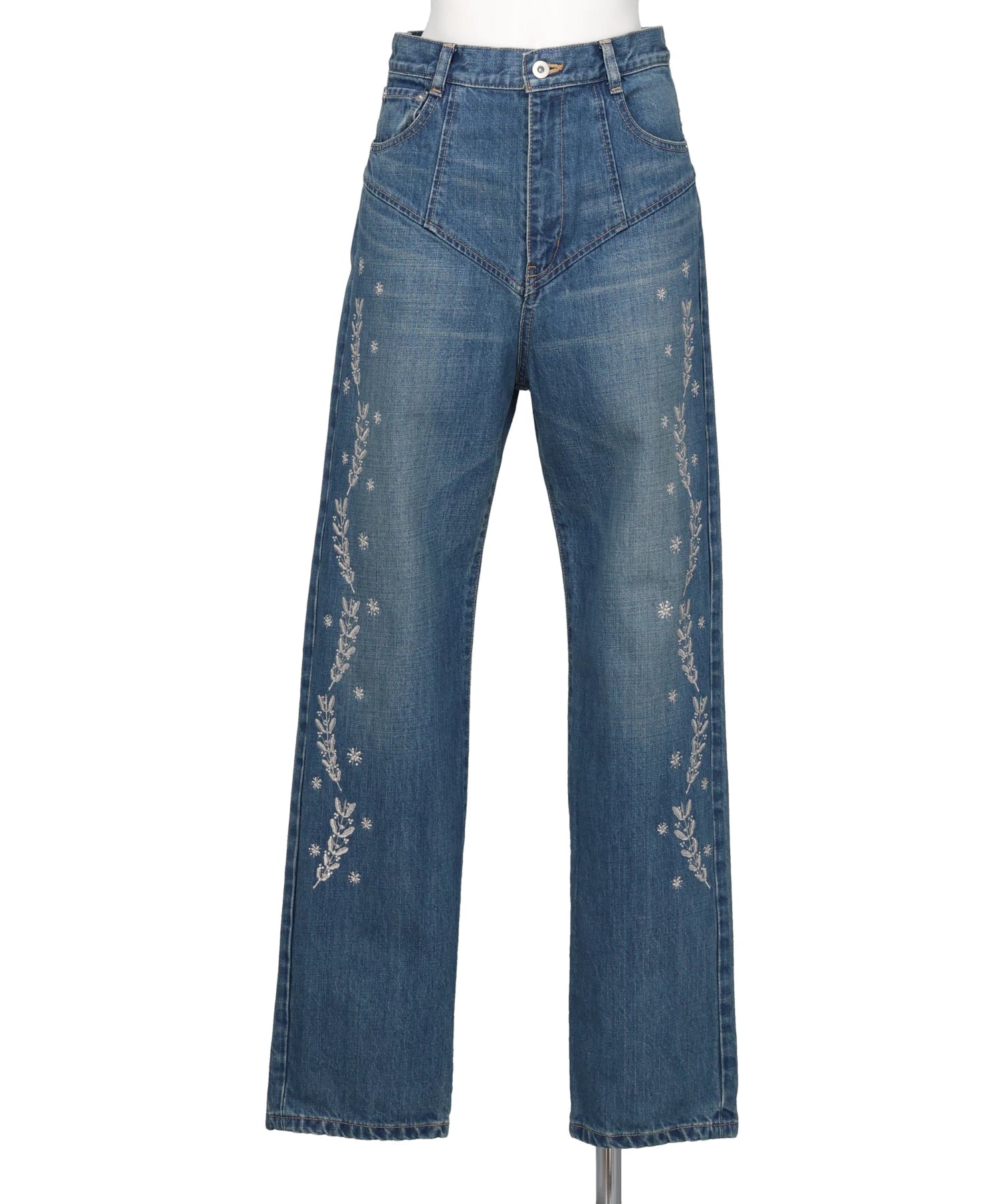 FETICOデニム FETICO(フェティコ) EMBROIDERED STRAIGHT JEANS – MIDWEST ONLINE STORE