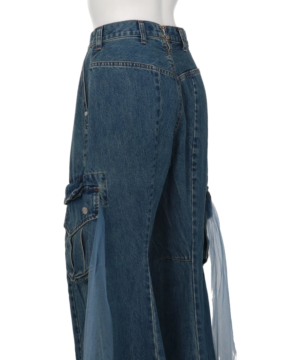 WIDE DENIM PANTS