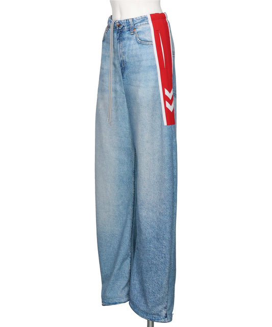 TRANSCRIPTION DENIM SWEAT TROUSER