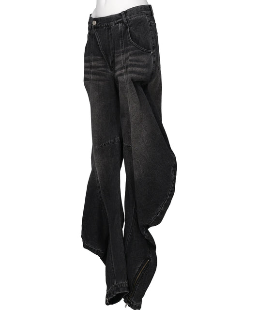 LIQUID DENIM PANTS